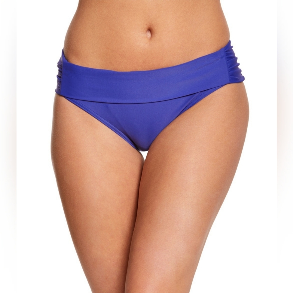 Prana Bikini Bottom  Womens Size XS Ultra Violet Purple Sirra Wide Band Beach
